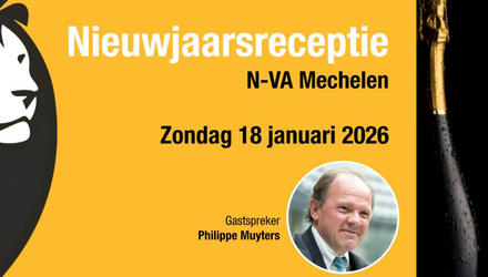 Uitnodiging Nieuwjaarsreceptie N-VA Mechelen 2026